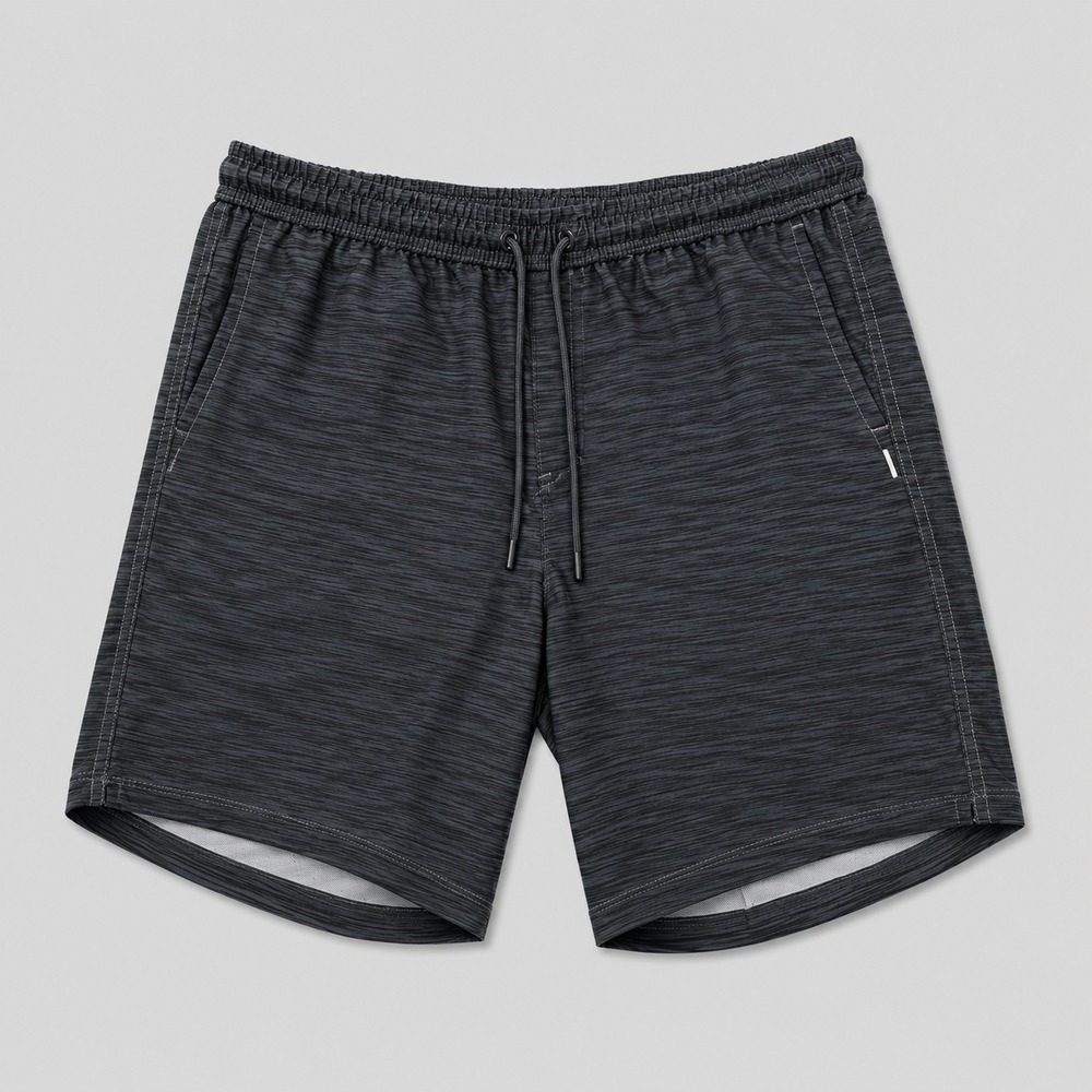 Hurley Mens Medium Black Athletic Shorts Drawstring Performance Active Gym
